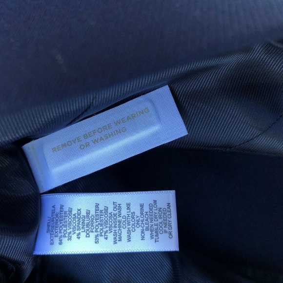 New Jacket Navy Military Style Coat - Picture 4 of 6